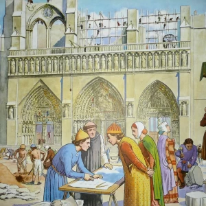 Construction d'une cathédrale Construction d'une cathédrale